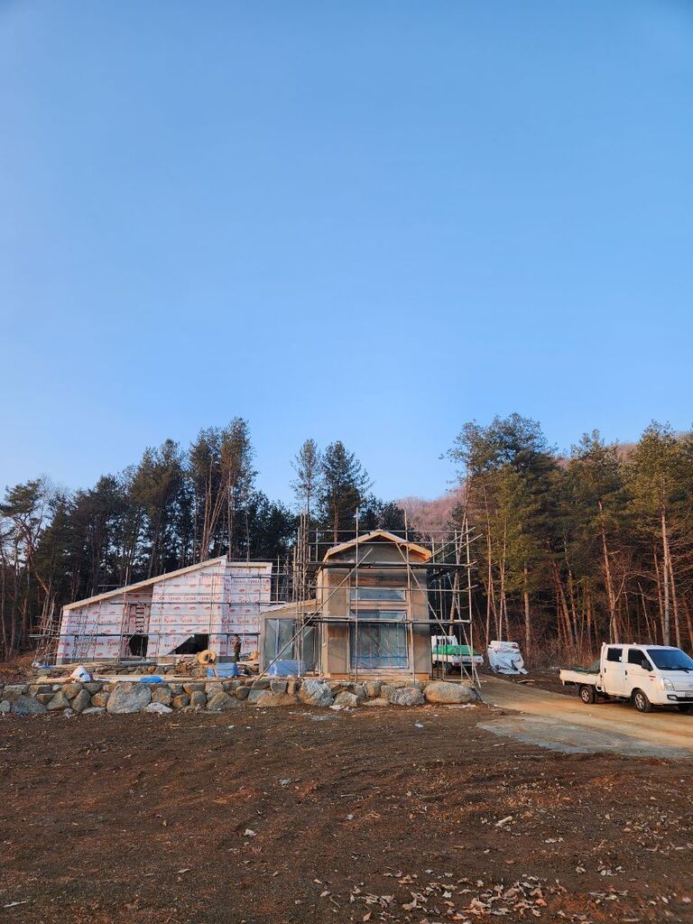 양평목조주택현장