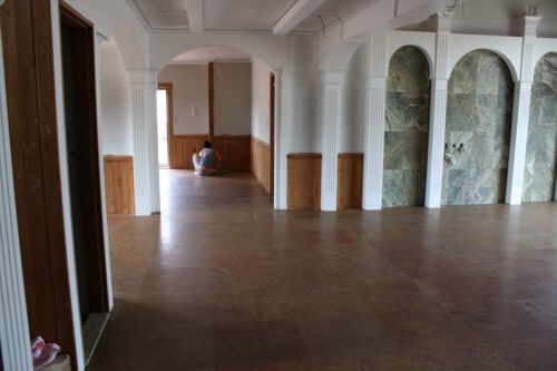 황토 대리석 공사3