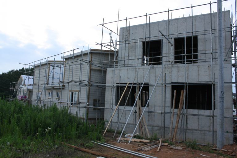 안면도 펜션 공사 현장