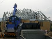 김해 스틸하우스 골조공사